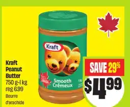 FreshCo Kraft Peanut Butter 750g -1 kg offer