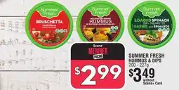 FreshCo SUMMER FRESH HUMMUS & DIPS 200 - 227 g offer
