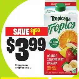FreshCo Tropicana Tropics 1.53 L offer
