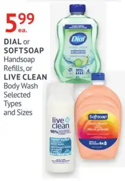 IDA Pharmacy DIAL or SOFTSOAP or LIVE CLEAN offer