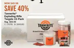 Cabela's Tannerite Exploding Rifle Targets 16-Pack offer