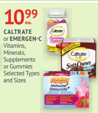 IDA Pharmacy CALTRATE or EMERGEN-C offer