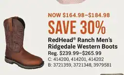Cabela's RedHead Ranch Men's Ridgedale Western Boots offer