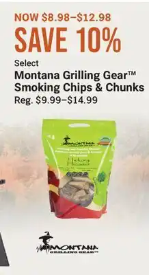 Cabela's Select Montana Grilling Gear Smoking Chips & Chunks offer