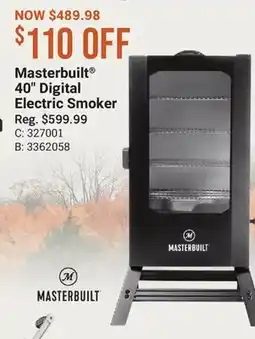 Cabela's Masterbuilt 40 Digital Electric Smoker offer