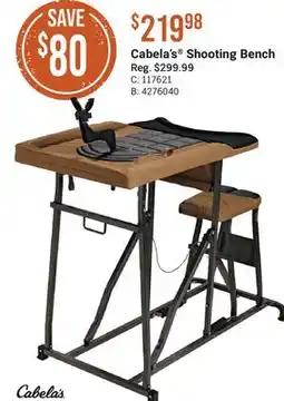 Cabela's Cabela's Shooting Bench offer