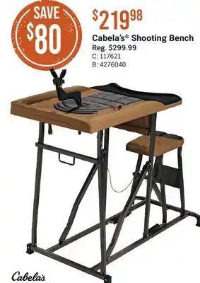 Cabela's Cabela's Shooting Bench offer