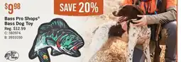 Cabela's Bass Pro Shops Bass Dog Toy offer