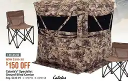 Cabela's Cabela's Specialist Ground Blind Combo offer