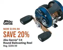 Cabela's Abu Garcia C4 Round Baitcasting Reel offer