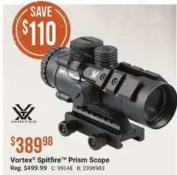 Cabela's Vortex Spitfire Prism Scope offer