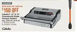 Cabela's Cabela's 12 & 15 Commercial-Grade Vacuum Sealers offer