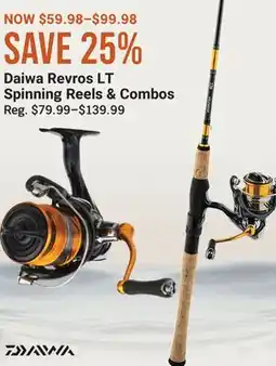 Cabela's Daiwa Revros LT Spinning Reels & Combos offer