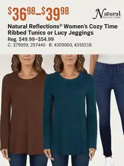 Cabela's Natural Reflections Women's Cozy Time Ribbed Tunics or Lucy Jeggings offer