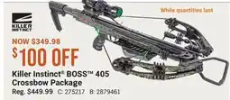 Cabela's Killer Instinct BOSS 405 Crossbow Package offer