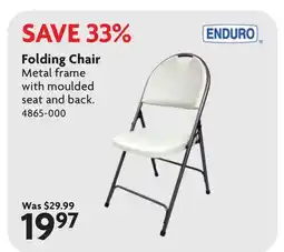 Home Hardware Folding Chair offer