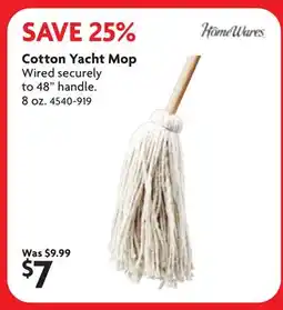 Home Hardware Cotton Yacht Mop offer