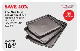Home Hardware 3 Pc. Non-Stick Cookie Sheet Set offer