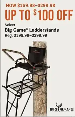 Cabela's Select Big Game Ladderstands offer