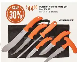 Cabela's Pursuit 7-Piece Knife Set offer