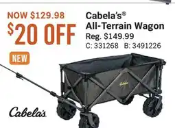 Cabela's Cabela's All-Terrain Wagon offer