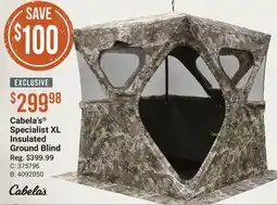Cabela's Cabela's Specialist XL Insulated Ground Blind offer