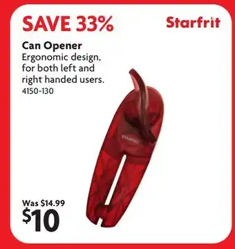 Home Hardware Can Opener offer