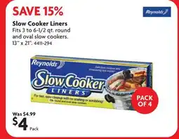 Home Hardware Slow Cooker Liners offer