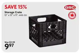 Home Hardware Storage Crate offer