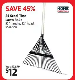Home Hardware 24 Steel Tine Lawn Rake offer
