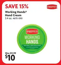 Home Hardware Working Hands Hand Cream offer