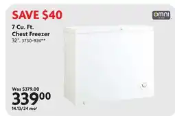 Home Hardware 7 Cu. Ft. Chest Freezer offer