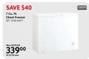 Home Hardware 7 Cu. Ft. Chest Freezer offer