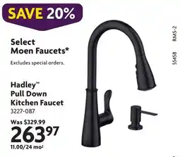 Home Hardware Hadley Pull Down Kitchen Faucet offer