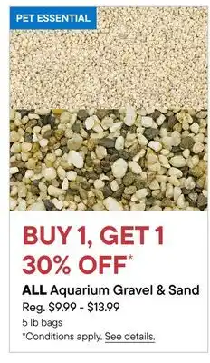 Petvalu ALL Aquarium Gravel & Sand offer