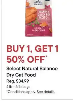 Petvalu Select Natural Balance Dry Cat Food offer