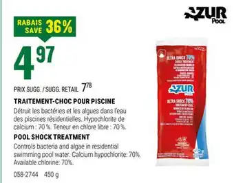 BMR TRAITEMENT-CHOC POUR PISCINE offer