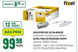 BMR ENCASTRÉS DEL ULTRA MINCES offer