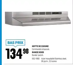 BMR HOTTE DE CUISINE offer