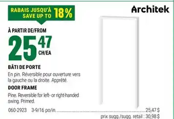 BMR BÂTI DE PORTE offer
