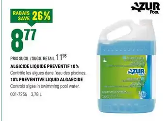 BMR ALGICIDE LIQUIDE PREVENTIF 10 % offer
