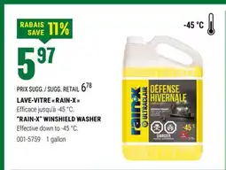 BMR LAVE-VITRE  RAIN-X  offer