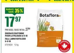 BMR ENGRAIS D'AUTOMNE POUR LA PELOUSE 6-0-18 offer