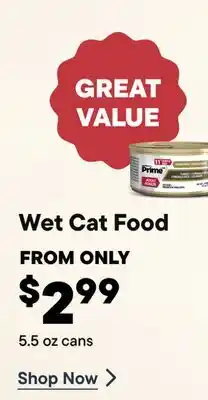 Petvalu Performatrin Prime Wet Cat Food offer