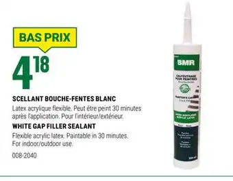 BMR SCELLANT BOUCHE-FENTES BLANC offer