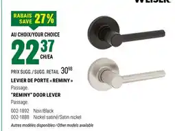 BMR REMINY DOOR LEVER offer