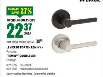 BMR REMINY DOOR LEVER offer