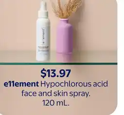 Walmart e11ement Hypochlorous acid face and skin spray offer