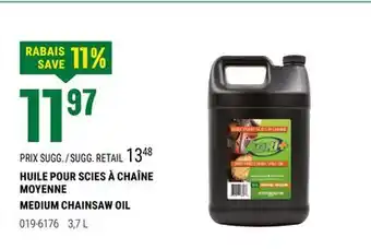 BMR HUILE POUR SCIES À CHAÎNE MOYENNE offer