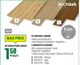 BMR PLANCHER LAMINÉ offer